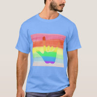 Liebe in Regenbogenfarben auf verblassenen Regenbo