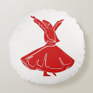 Liebe in Rhythm Collection DII-R&W Rundes Kissen