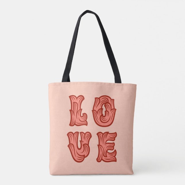 Liebe in Rosa Tasche (Rückseite)
