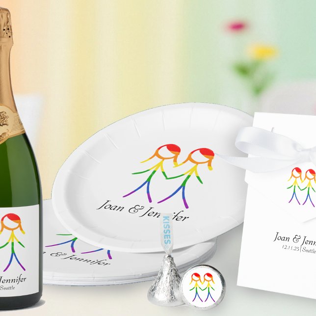 Liebe in Vollfarbe Pappteller (Von Creator hochgeladen)