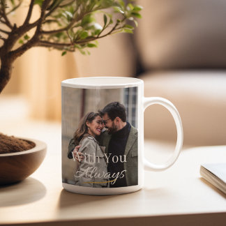 Liebe in Vollformat Hinweis Kaffeemaschine Tasse
