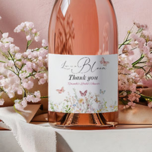 Liebe in Wildblume Rosa Brautparty