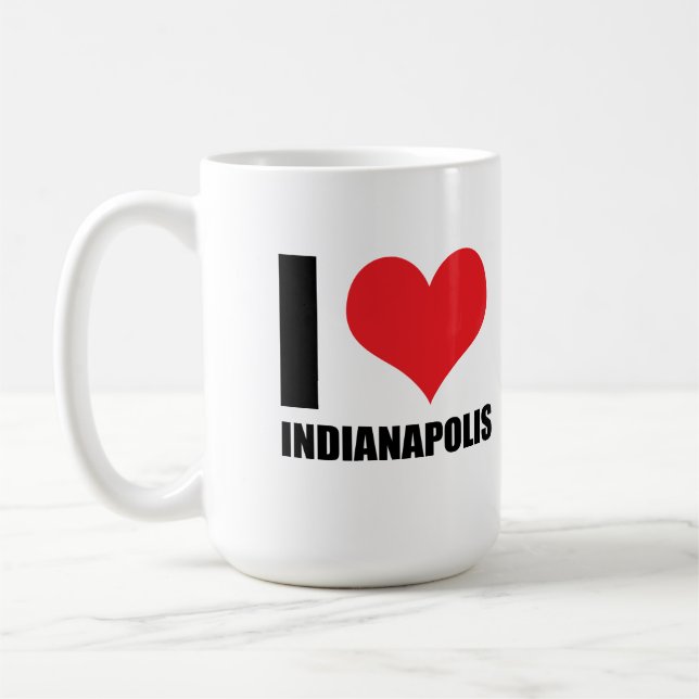 Liebe Indianapolis Kaffeetasse (Links)