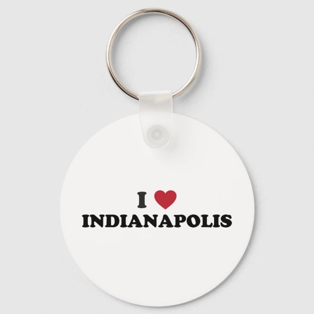 Liebe Indianapolis Schlüsselanhänger (Vorderseite)