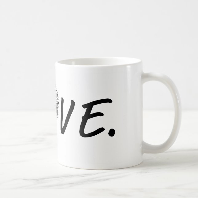 Liebe Indien Kaffeetasse (Rechts)