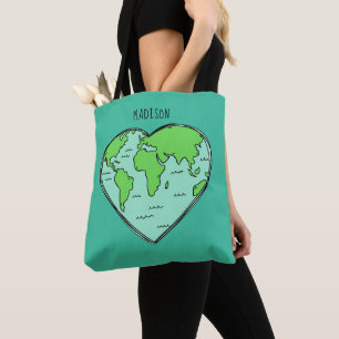 Liebe individuelle Name und Farbtaschen Tasche