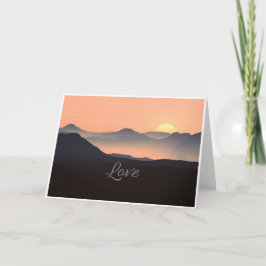 Liebe-Inspirational leere Anmerkungs-Karte Karte
