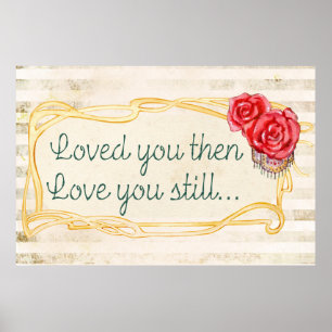 Liebe Inspirierende Romantische Zitate Poster