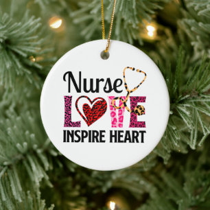 Liebe Inspiriert Herz - Motivierend Krankenwort Keramik Ornament