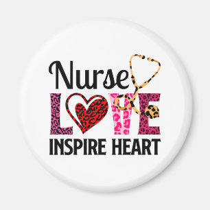 Liebe Inspiriert Herz - Motivierend Krankenwort Magnet