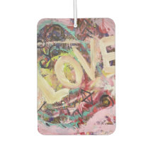 Liebe Inspirierte Original Kunst Auto Luftverbesse