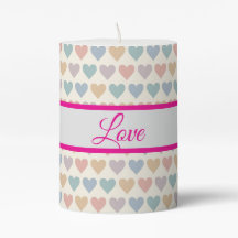 Liebe Intention Pillar Candle | Positive Absicht
