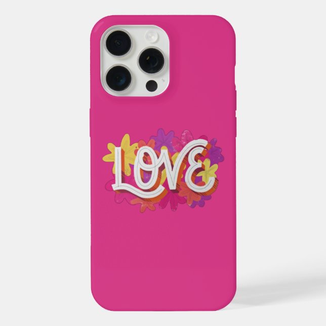 LIEBE iPhone 15 PRO MAX HÜLLE (Rückseite)