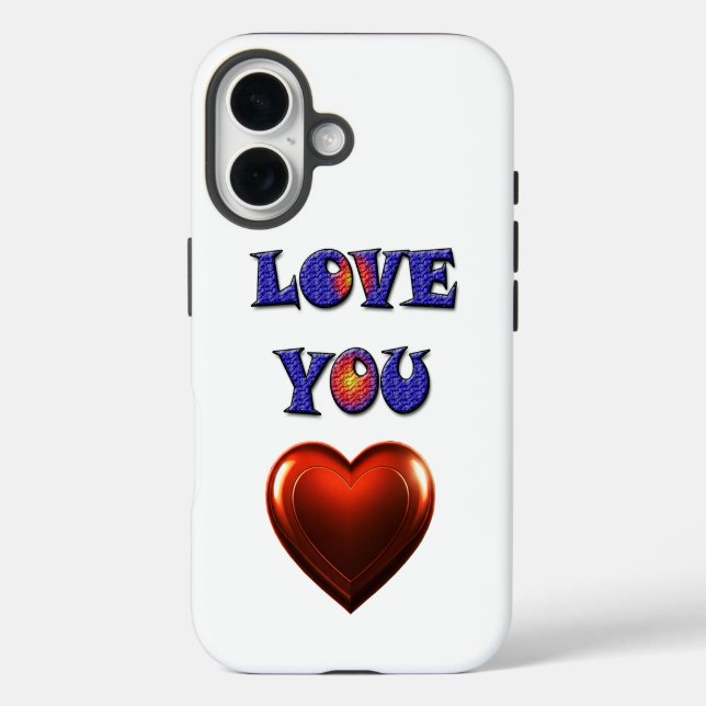 LIEBE iPhone 16 HÜLLE (Rückseite)