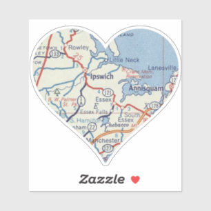 Liebe Ipswich Aufkleber