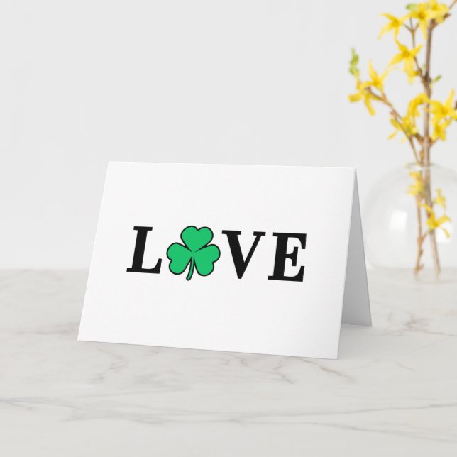 LIEBE Ireland Irish All Purpose Blank Karte (Gelbe Blume)