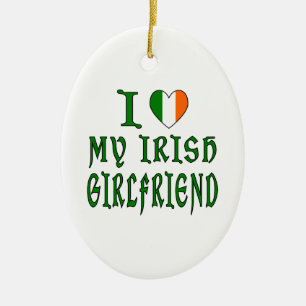 Liebe Irische Freundin Keramik Ornament