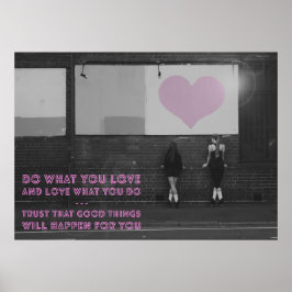 Liebe Irish Dance Poster - Tun Sie, was Sie Liebe