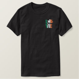 Liebe Irish Kleeblatt St Patricks Day Besticktes T-Shirt