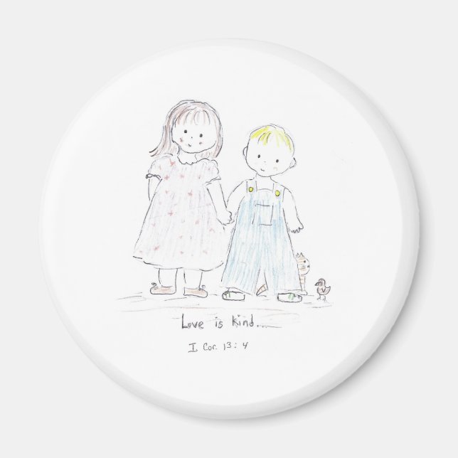Liebe_is_kind Magnet (Vorne)