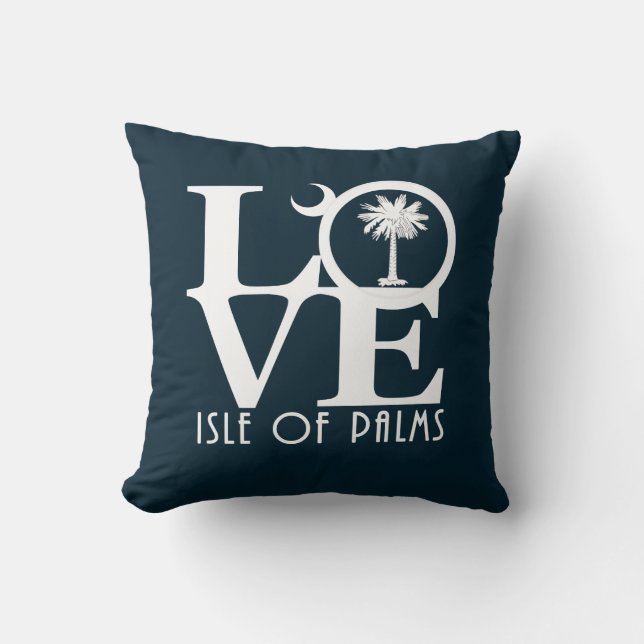 LIEBE Isle of Palms South Carolina Kissen (Vorderseite)