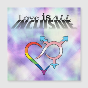 Liebe ist ALLE inklusiv Magnetkarte