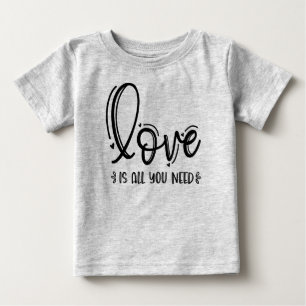 Liebe ist alles, was du brauchst-76756 baby t-shirt