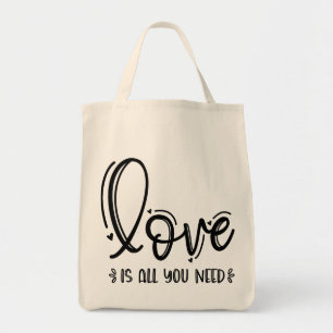Liebe ist alles, was du brauchst-76756 tragetasche