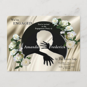 Liebe ist alles, was es gibt Verlobung Einladungspostkarte