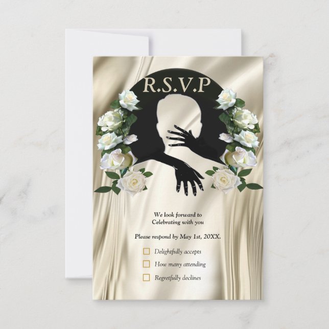 Liebe ist Alles, was RSVP-Karte enthält RSVP Karte (Vorderseite)