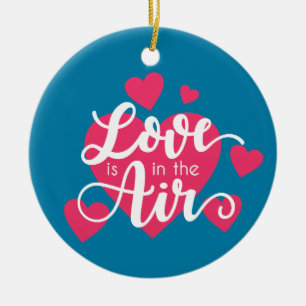 Liebe ist am Air Valentine Day  Ornament