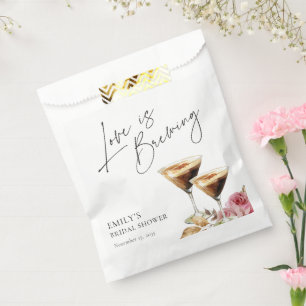 Liebe ist am Brodeln Elegante Bridal Shower Geschenktütchen