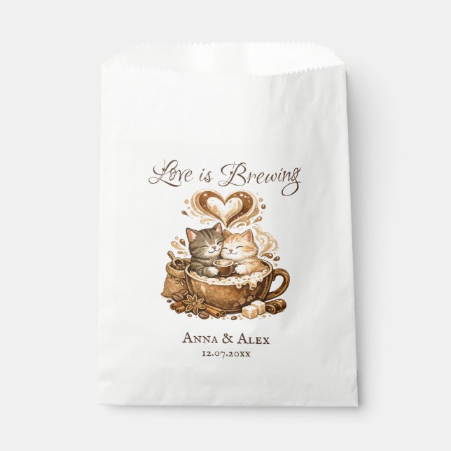 Liebe ist am Brodeln Geschenktütchen (Vorderseite)