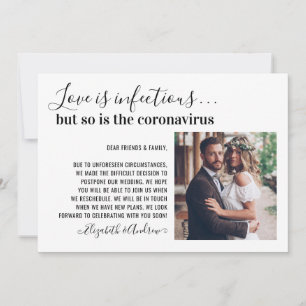 Liebe ist ansteckend 2 Foto Datum ändern Hochzeit Ankündigung