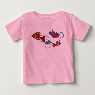 Liebe ist auf dem Weg ukrainischer Volkskunst Baby T-shirt