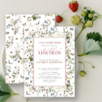 Liebe ist Berry Sweet Elegante Floral Bridal Lunch