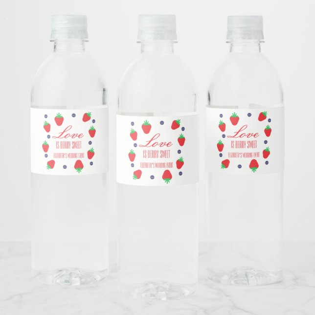 Liebe ist Berry Sweet Fruit Brautparty (Flaschen)
