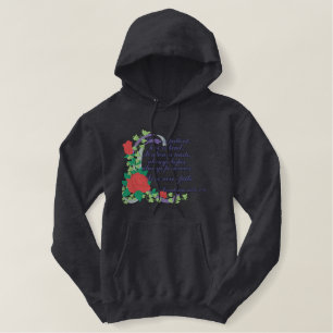 Liebe ist ... bestickter hoodie