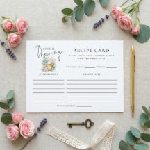 Liebe ist Brauen Brautparty Rezeptkarte