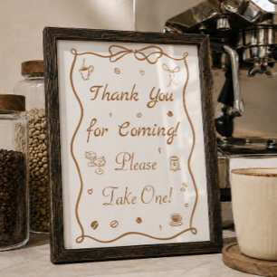 Liebe ist Brauen Coffee Hochzeitsdusche Geschenk Poster