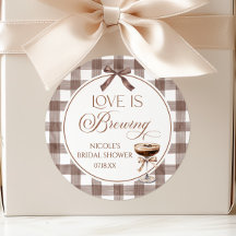 Liebe ist Brauerei Expresso Martini Schleife Braut