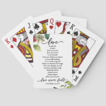 Liebe ist Corinthians Scripture Verse Couple's