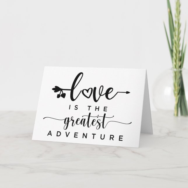 Liebe ist das Bestste Abenteuer Karte (Vorderseite)