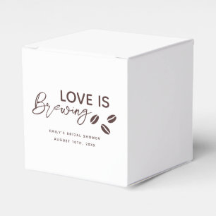 Liebe ist das Breaking Coffee Theme Brautparty Geschenkschachtel