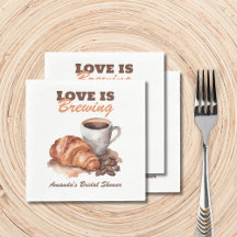 Liebe ist das Brechen Coffee Französisches Brautpa