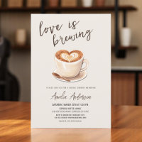 Liebe ist das Brechen von Kaffee Brautparty