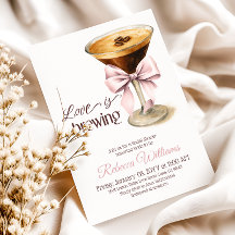 Liebe ist das Brewing Bow Espresso Coffee Brautpar