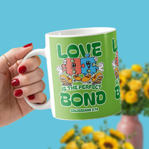 Liebe ist das perfekte Band – Kolosser 3:14 Kaffeetasse