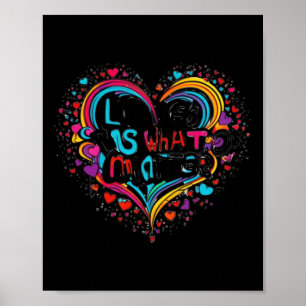 Liebe ist das, was ist - Sticke für das Design von Poster