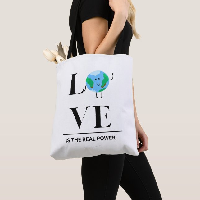 LIEBE IST DER ECHTE POWER TOTE BAG TASCHE (Von Nahem)